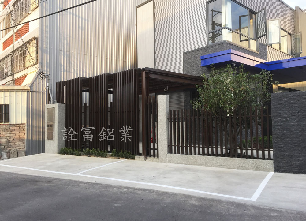 台中住宅鋁格柵施作